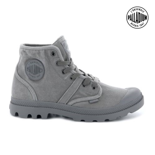 Palladium Pallabrousse Men's Boots Grey | UK G703-DNS